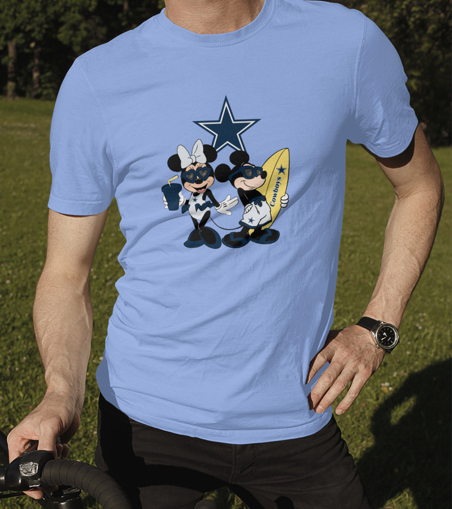 Cowboys Mickey Vacation Star Surfing T-Shirt
