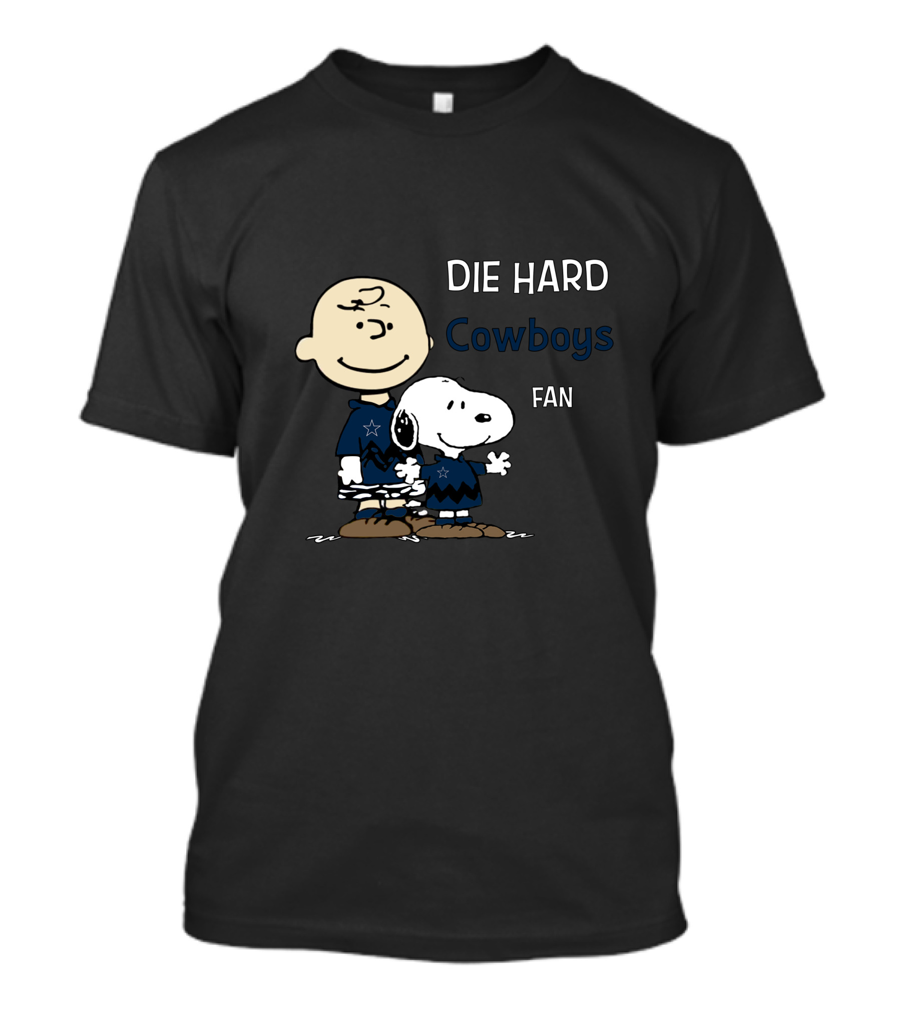 Die Hard Cowboys Fan Snoopy And Charlie Brown T-Shirt