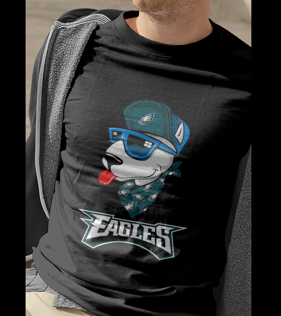 Eagles Bull Terrier Cool Dog Philadelphia Fan Merch T-Shirt