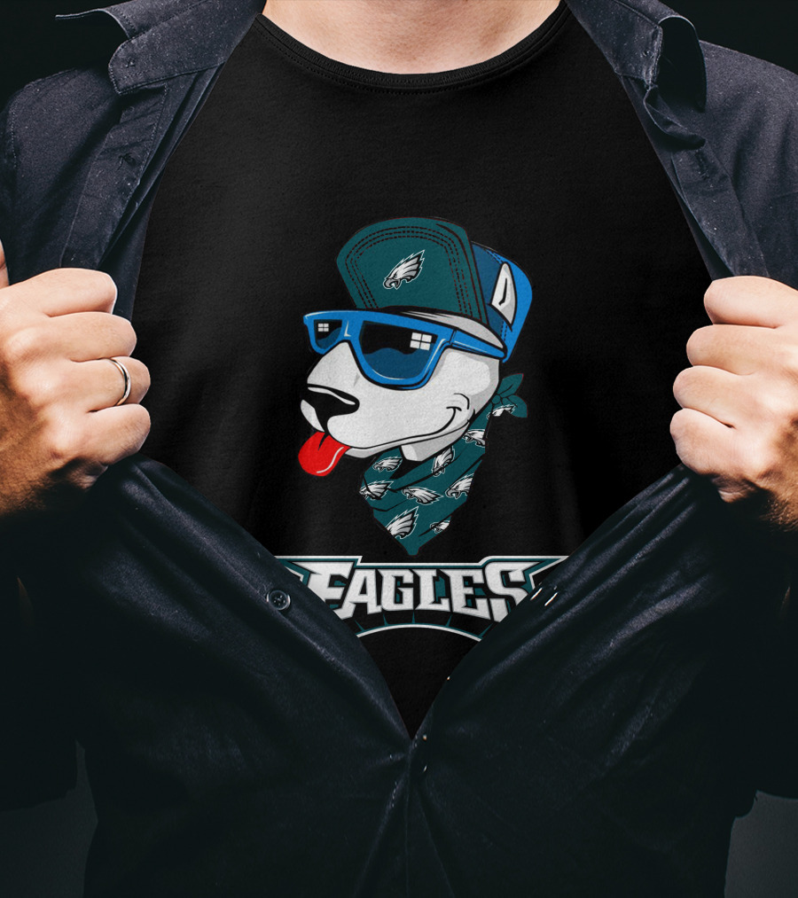 Eagles Bull Terrier Cool Dog Philadelphia Fan Merch T-Shirt