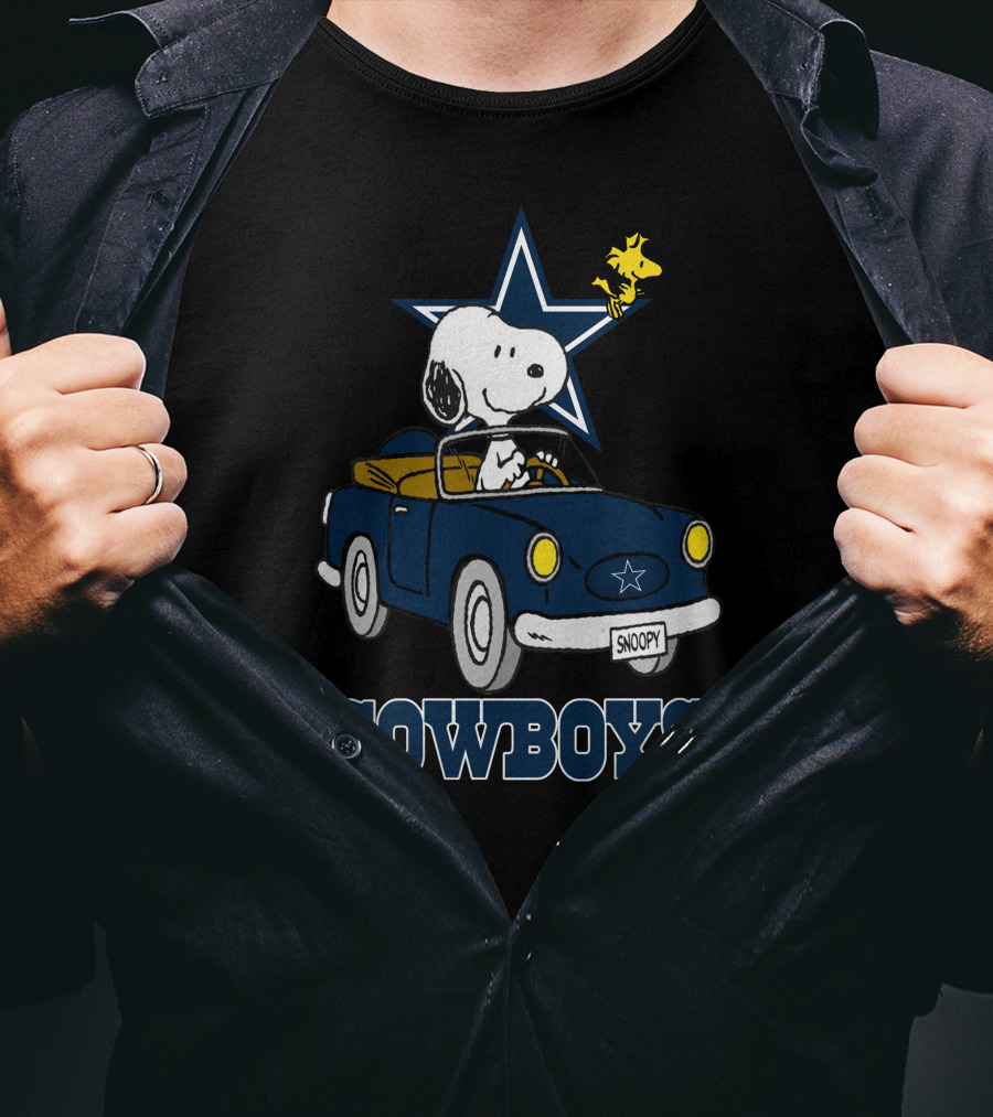 Cowboys Snoopy Woodstock Star Ride T-Shirt