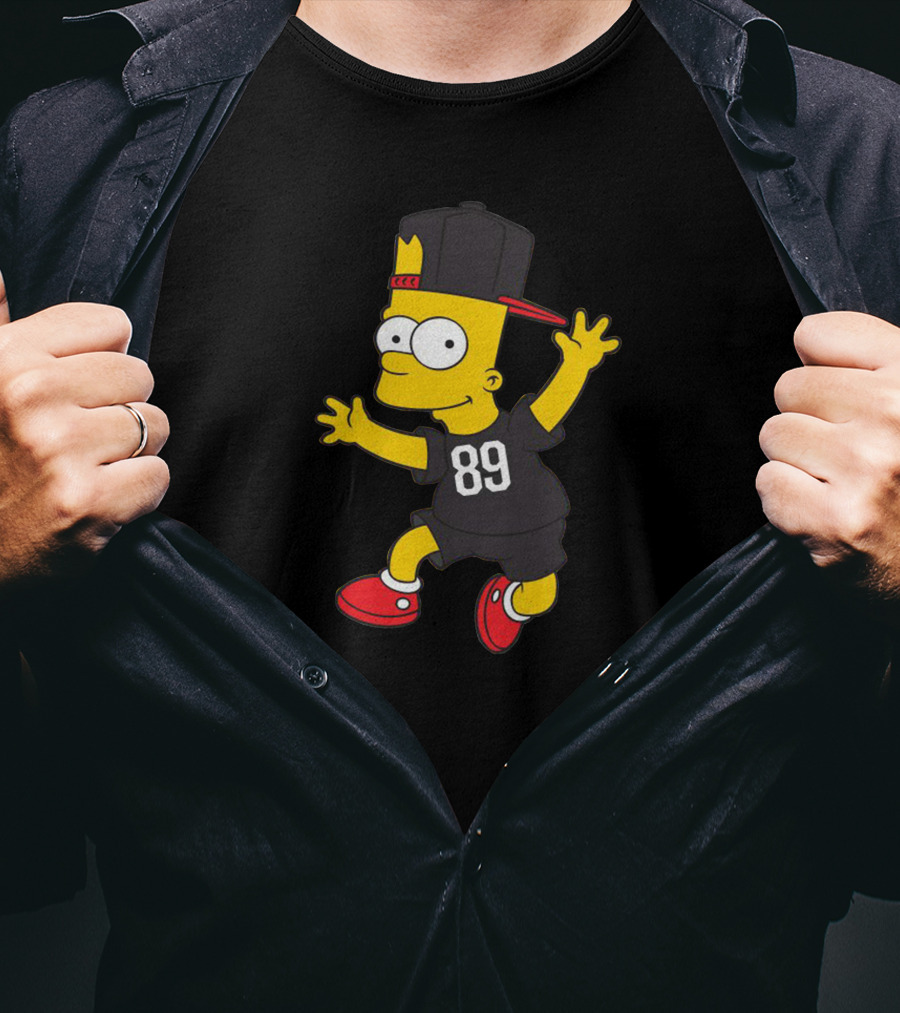 Bart Simpson Hip Hop Style T-Shirt
