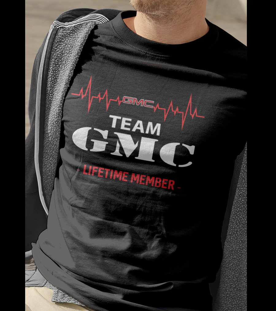 GMC Team Lifetime Member Heartbeat T-Shirt