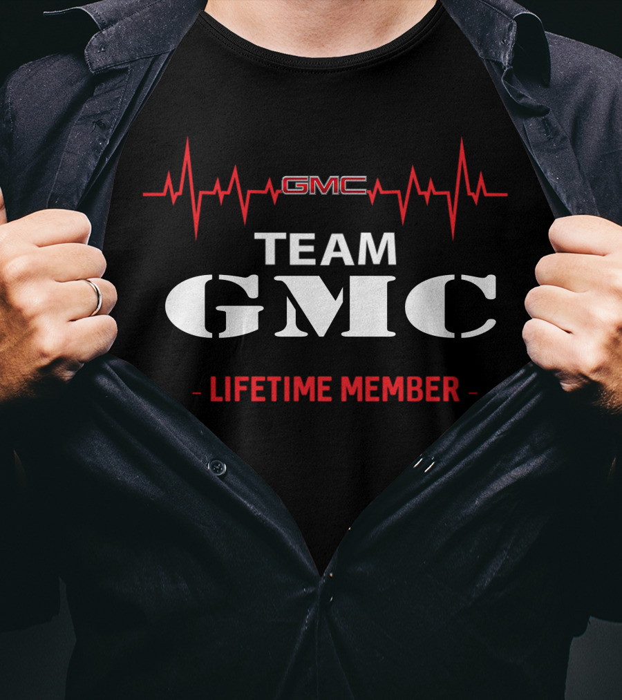 GMC Team Lifetime Member Heartbeat T-Shirt