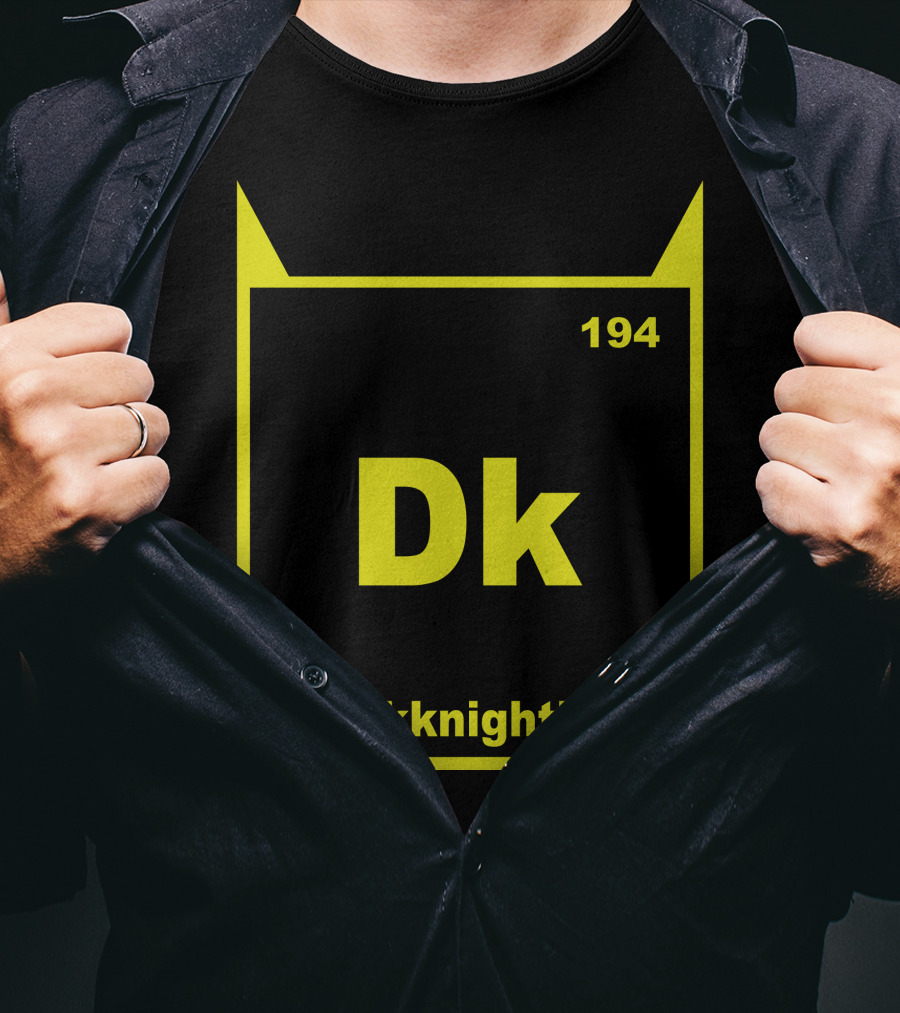 Darkknightium Dk 194 Element Batman Periodic Table T-Shirt