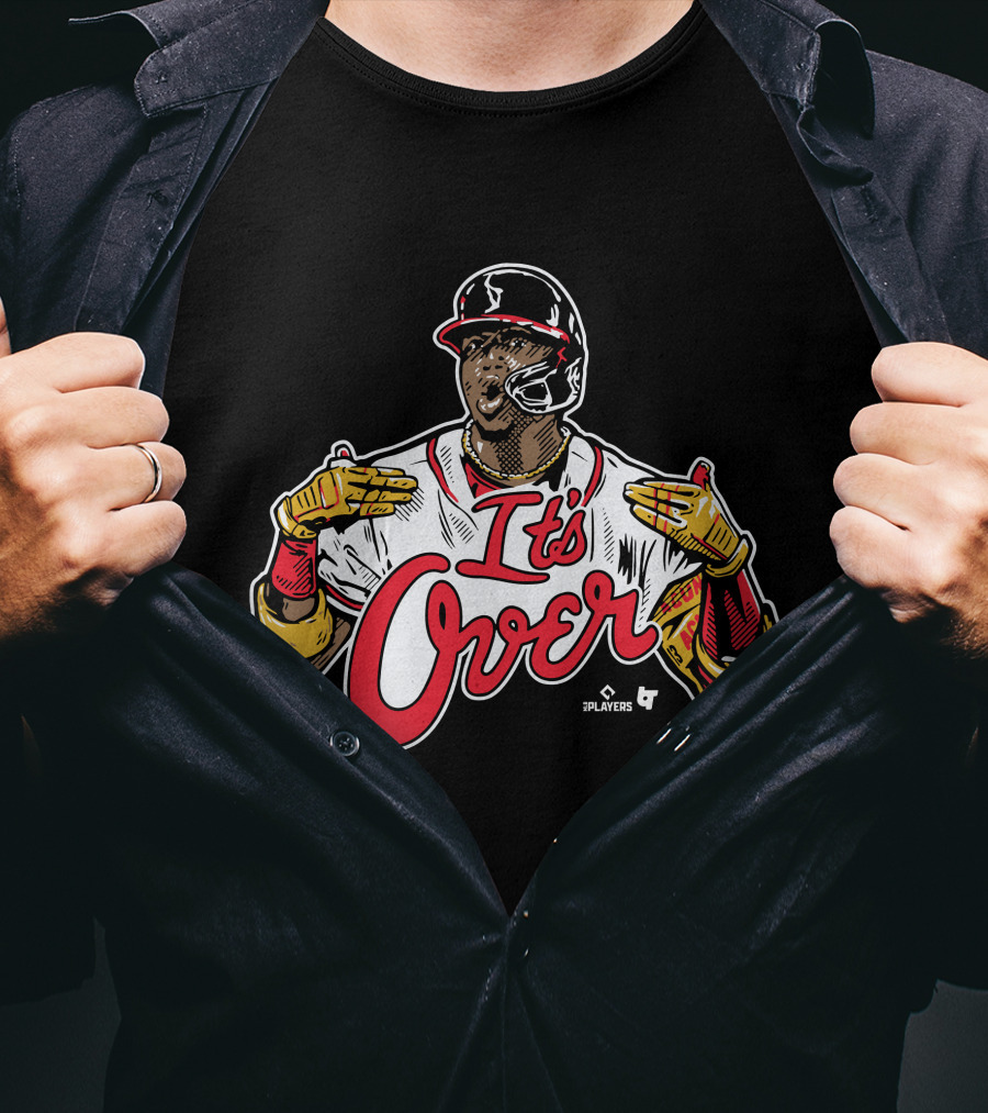 It's Over Baseball Illustration By 7Players And BT Skills T-Shirt