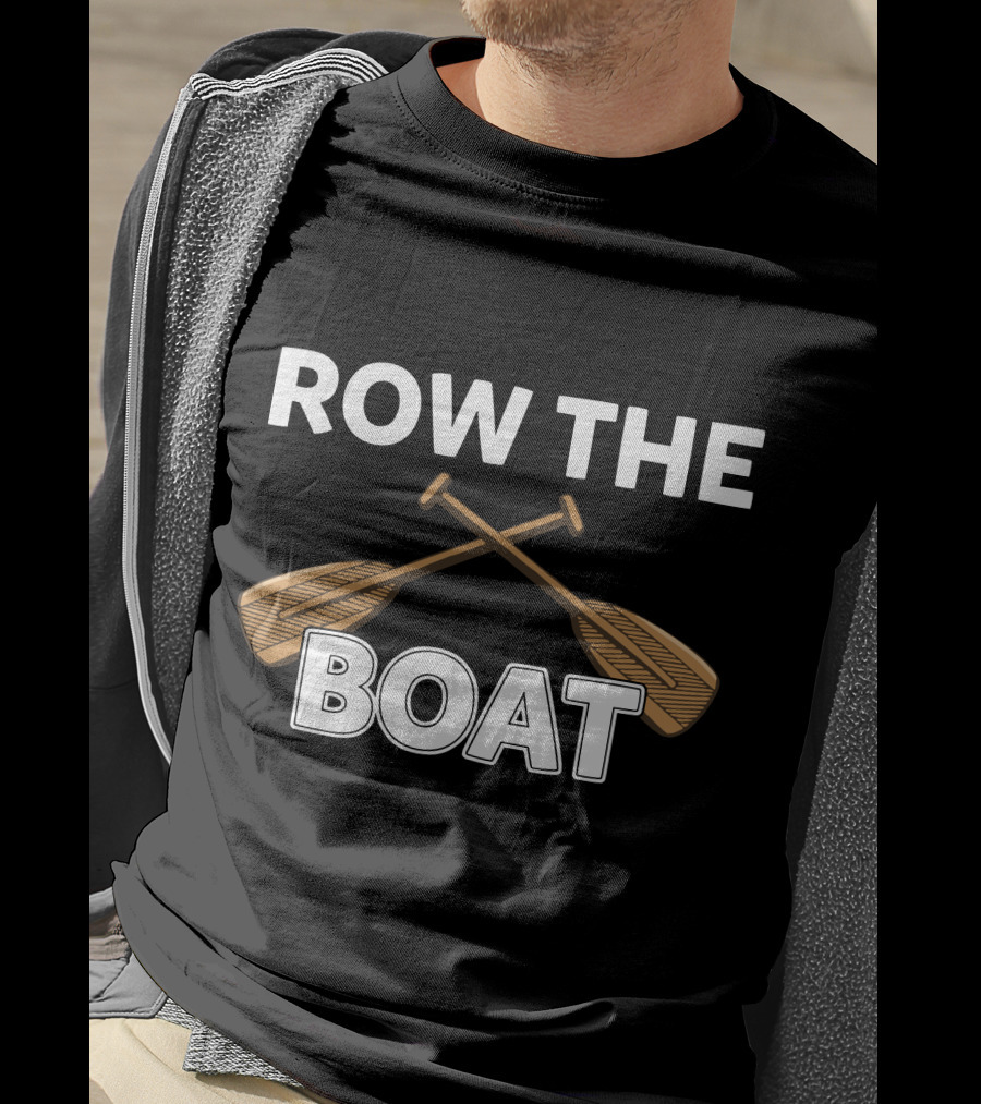 Row The Boat Oars Crossing Western Michigan Football T-Shirt