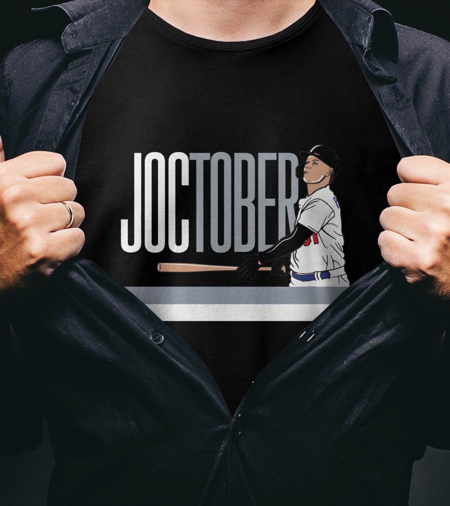 Joctober Baseball Player Batting Iconic Moment T-Shirt