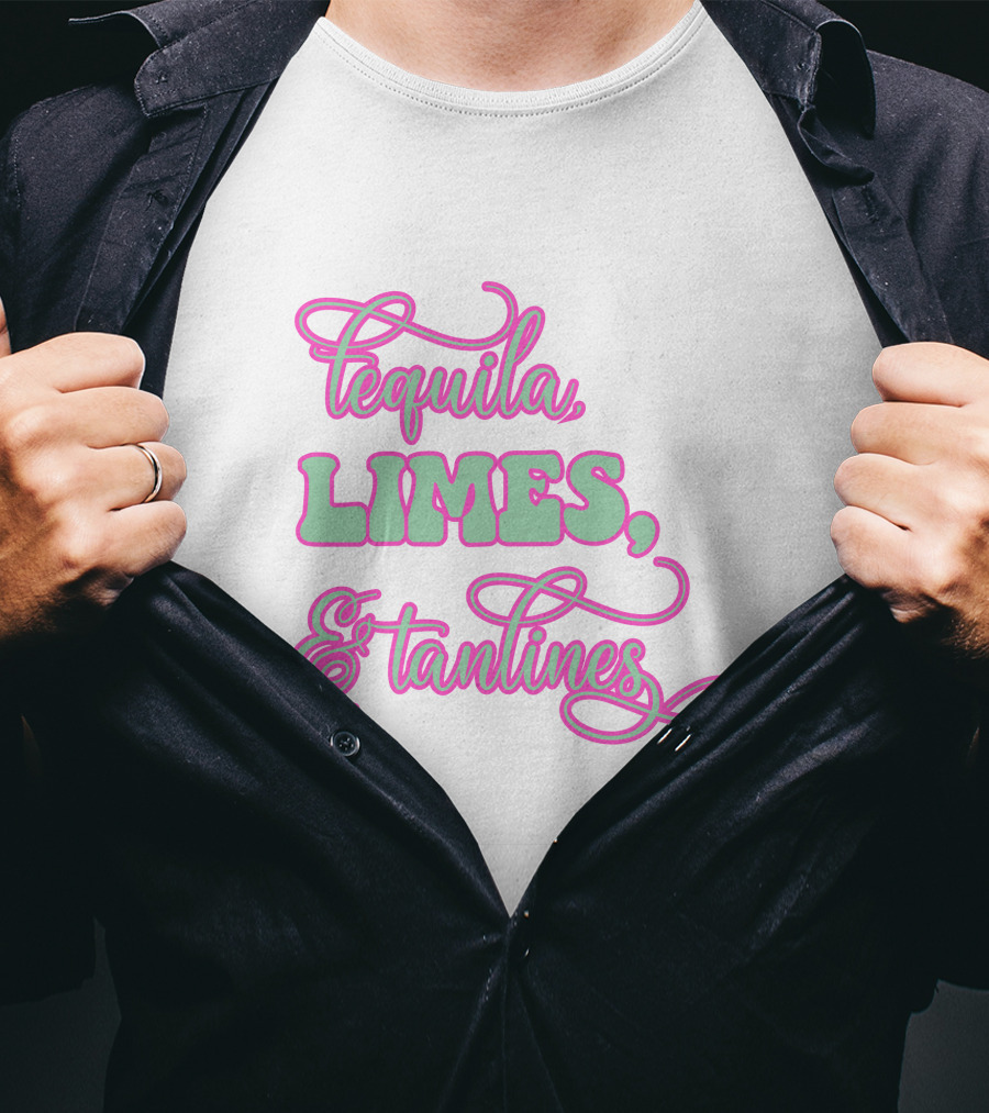 Tequila Limes And Tan Lines T-Shirt