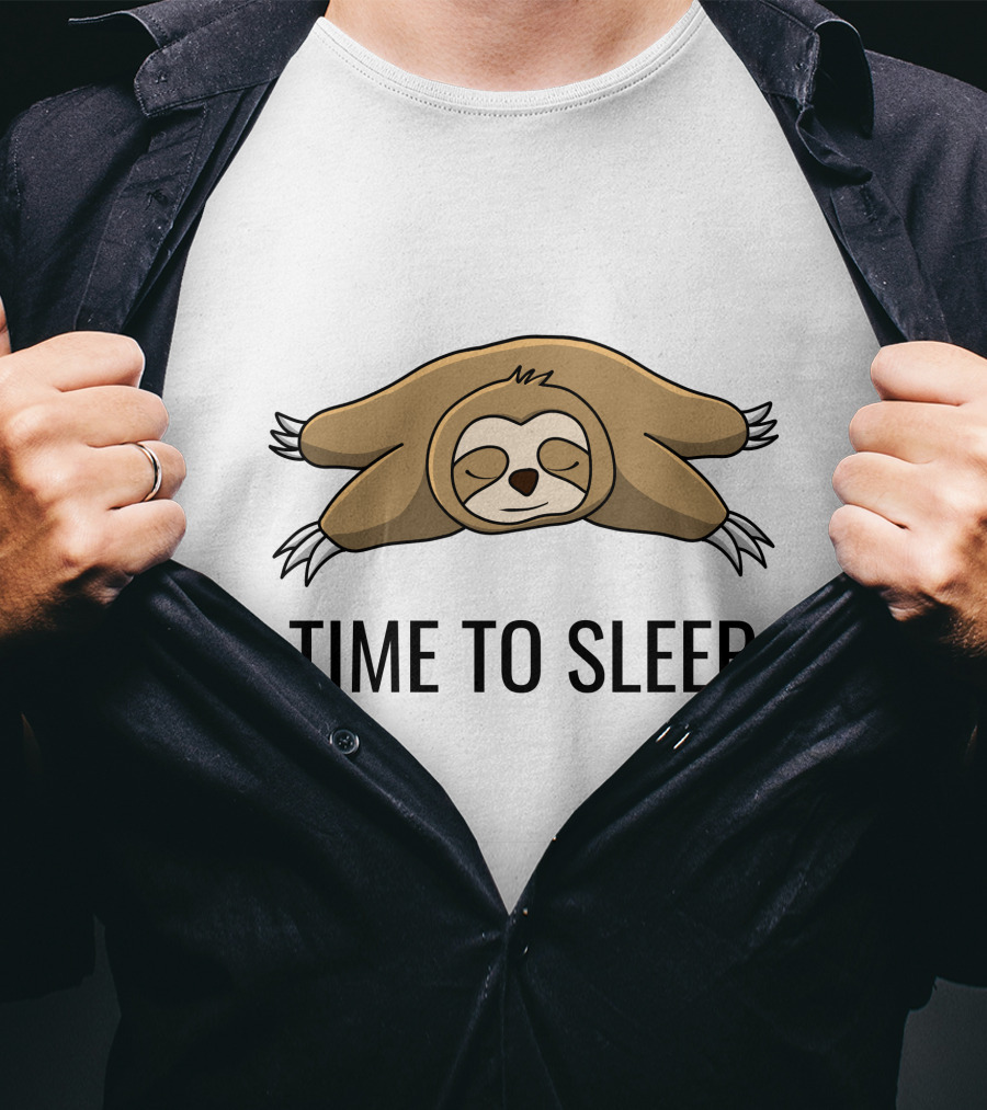 Sleepy Sloth Nap Time Bliss T-Shirt