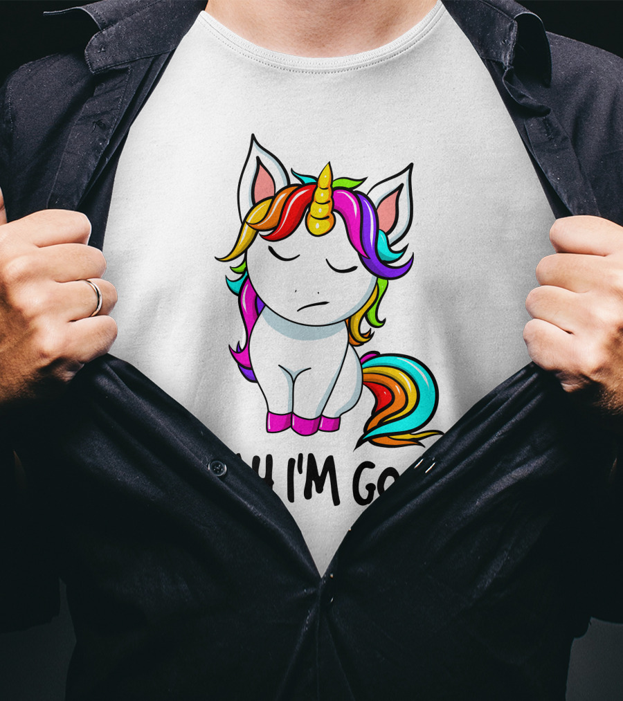 Nah I'm Good Rainbow Unicorn T-Shirt