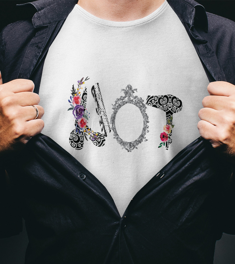 Hair Heart Flowers Hair Style Love Artful T-Shirt