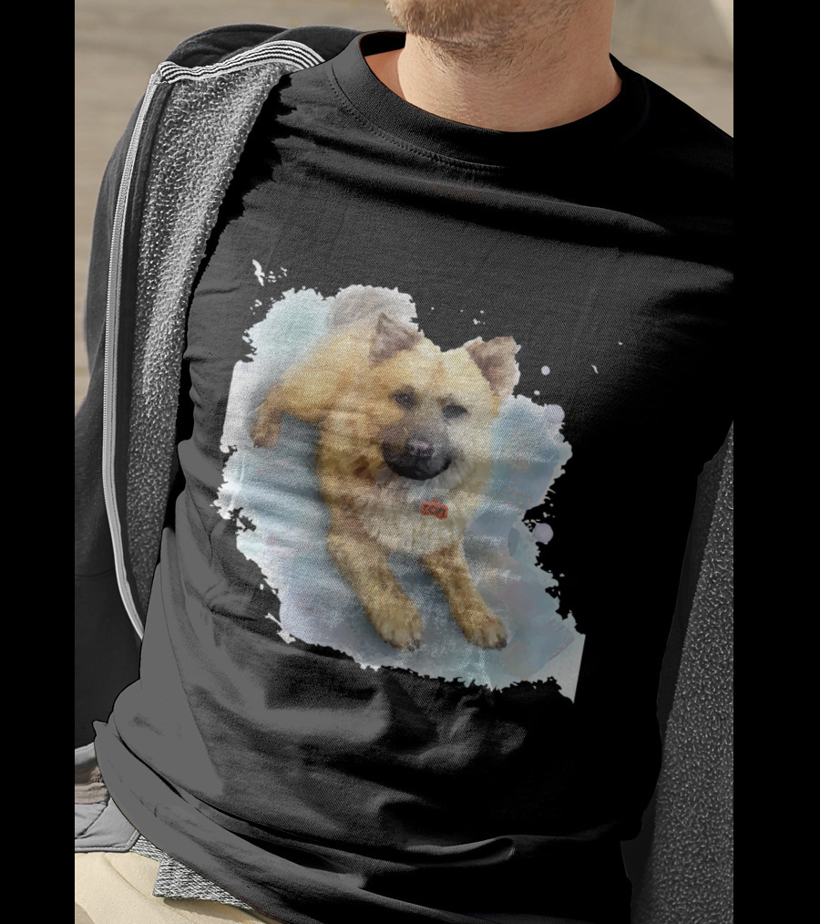 Watercolor Puppy Zen T-Shirt