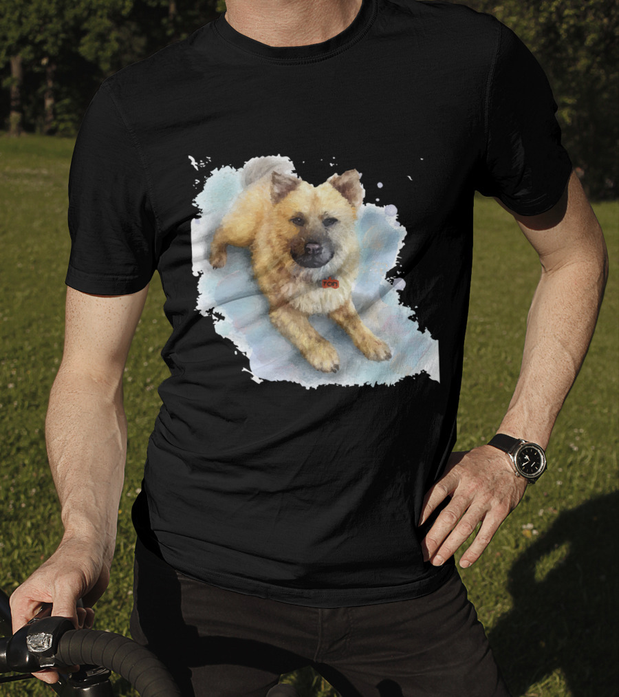 Watercolor Puppy Zen T-Shirt