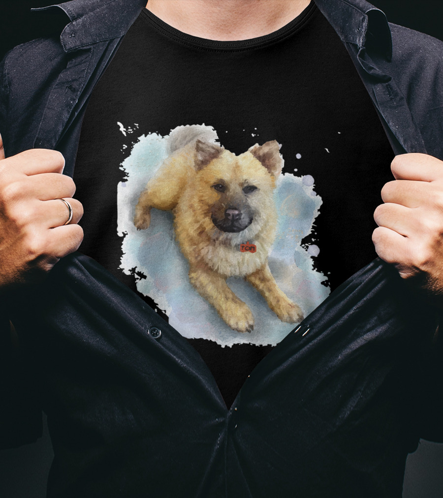 Watercolor Puppy Zen T-Shirt