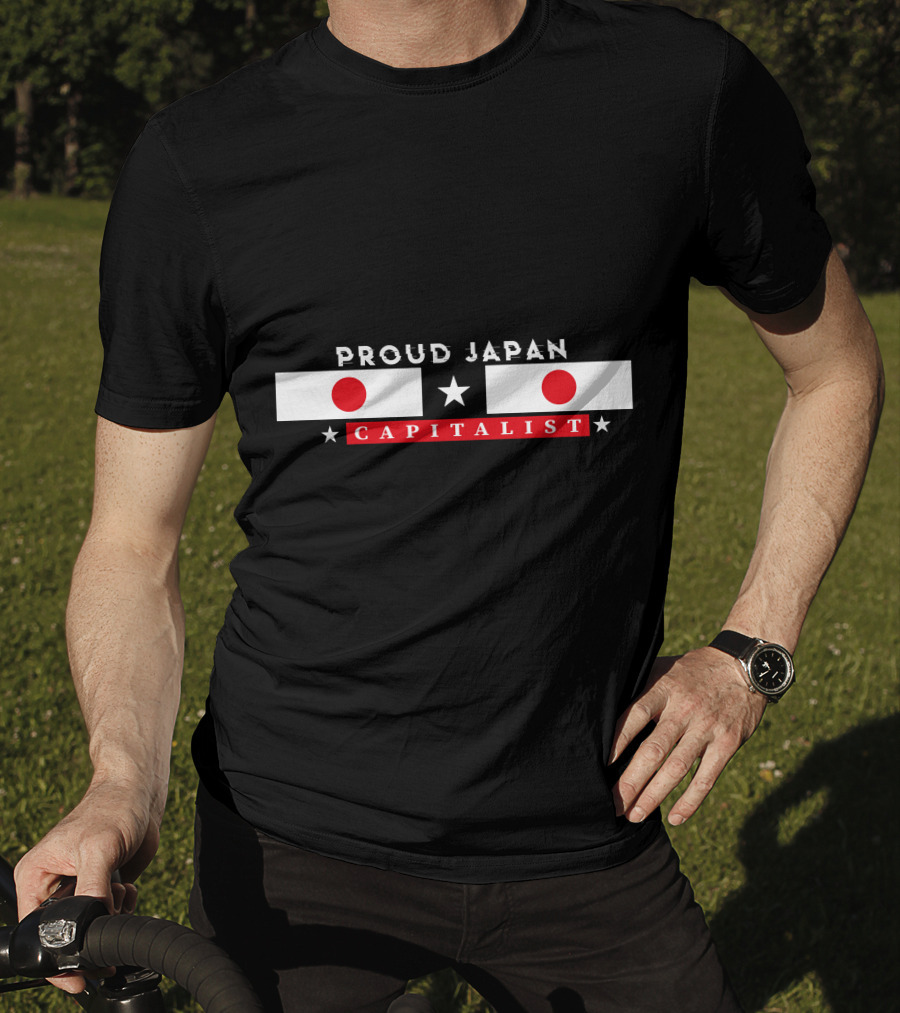 Proud Japan Capitalist Red Circle Star T-Shirt