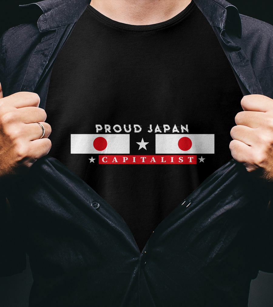 Proud Japan Capitalist Red Circle Star T-Shirt