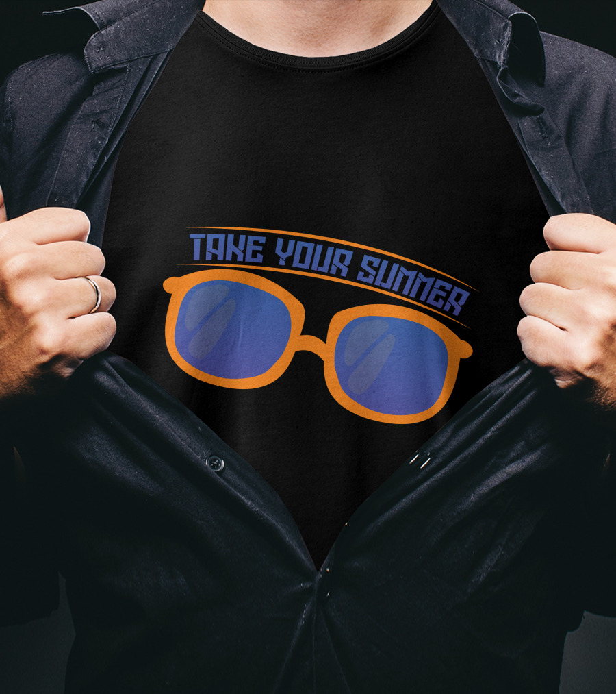 Take Your Summer Sunglasses Retro Vibes T-Shirt