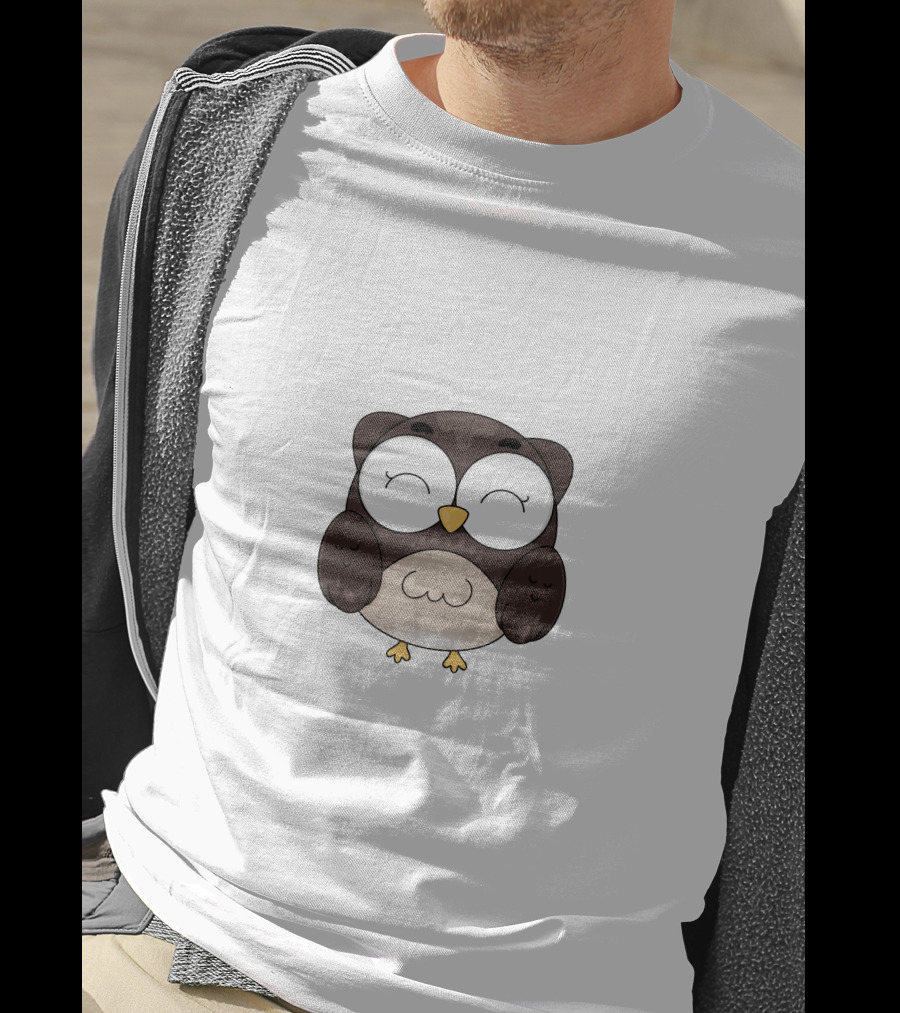 Owl Animal Cute Cartoon Owl T-Shirt