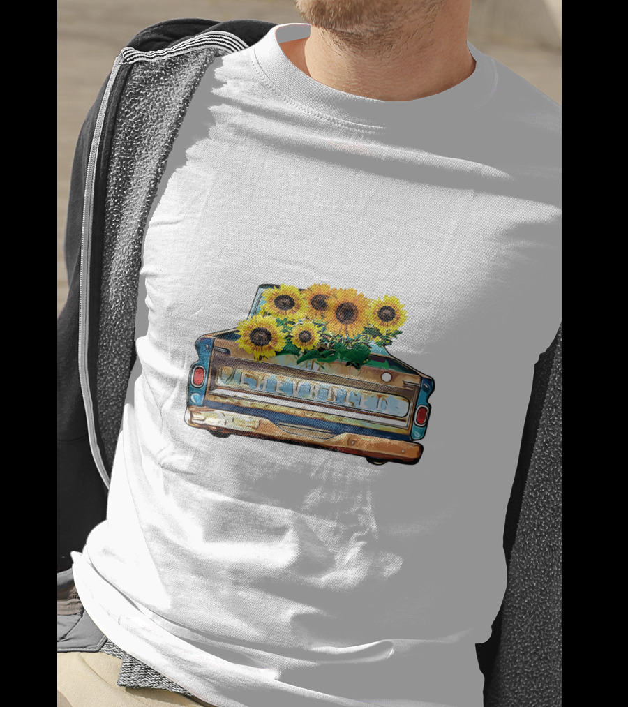 Chevrolet Vintage Truck With Sunflowers T-Shirt
