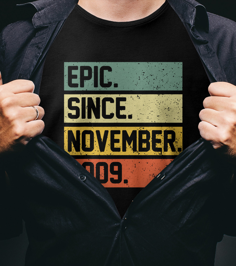 Epic Since November 2009 Retro T-Shirt