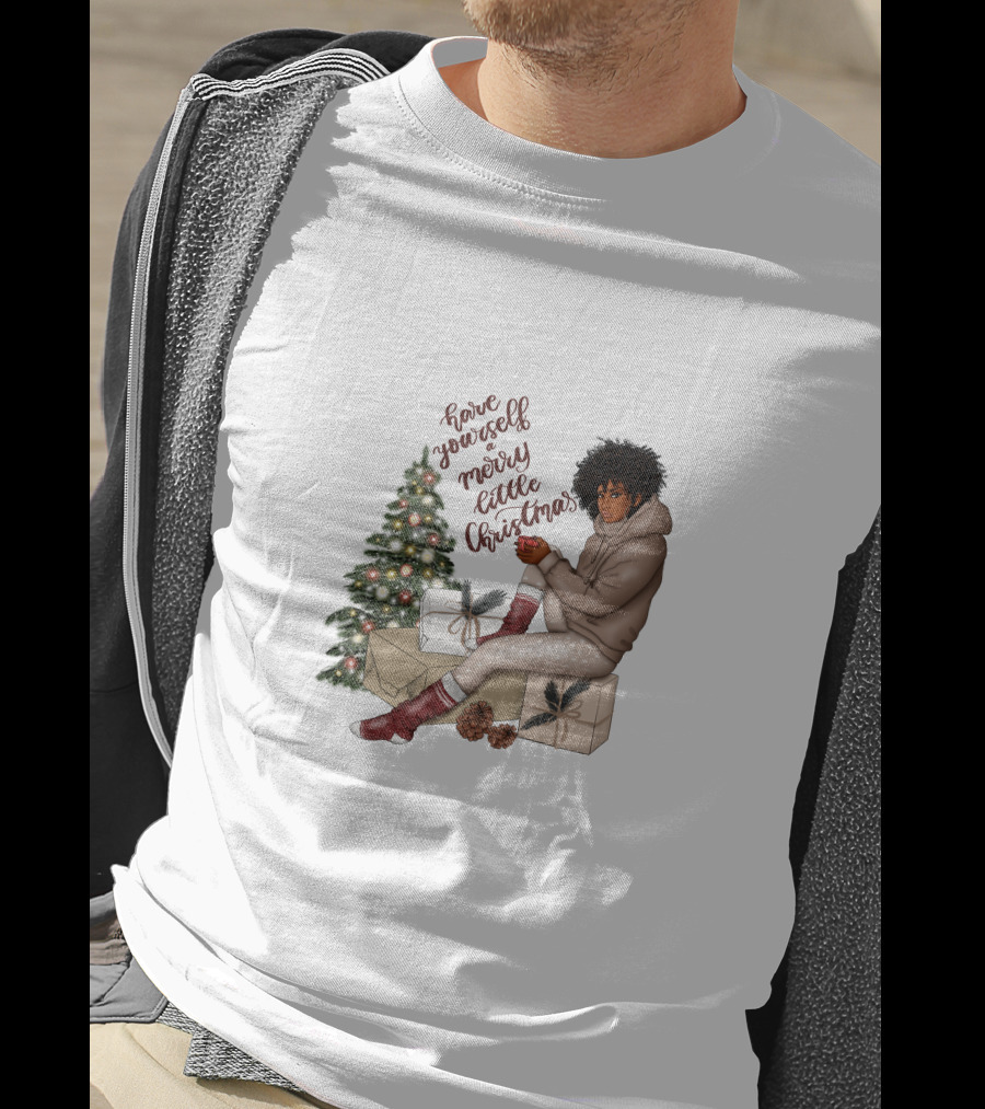 Have Yourself A Merry Melanin Christmas T-Shirt