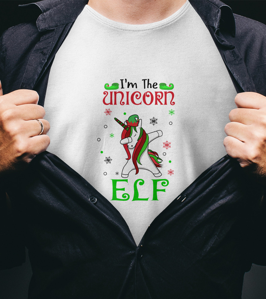 I'm The Unicorn ELF Christmas Dance Magic T-Shirt