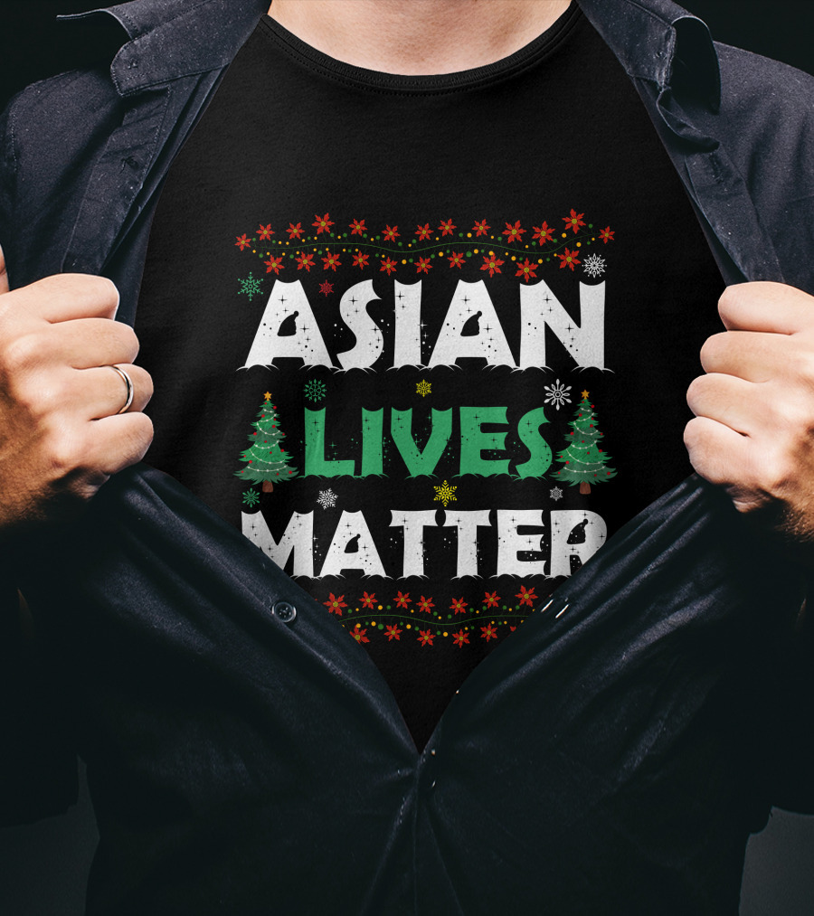Asian Lives Matter Christmas Holiday T-Shirt