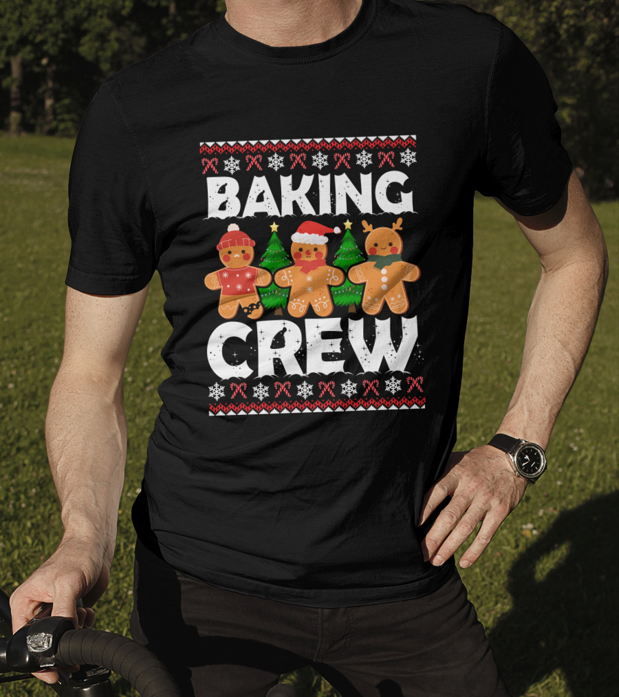 Christmas Baking Crew Gingerbread Holiday Festive T-Shirt