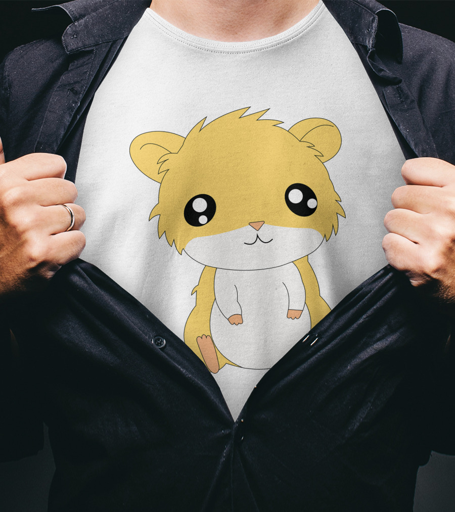 Cute Baby Hamster Cartoon T-Shirt