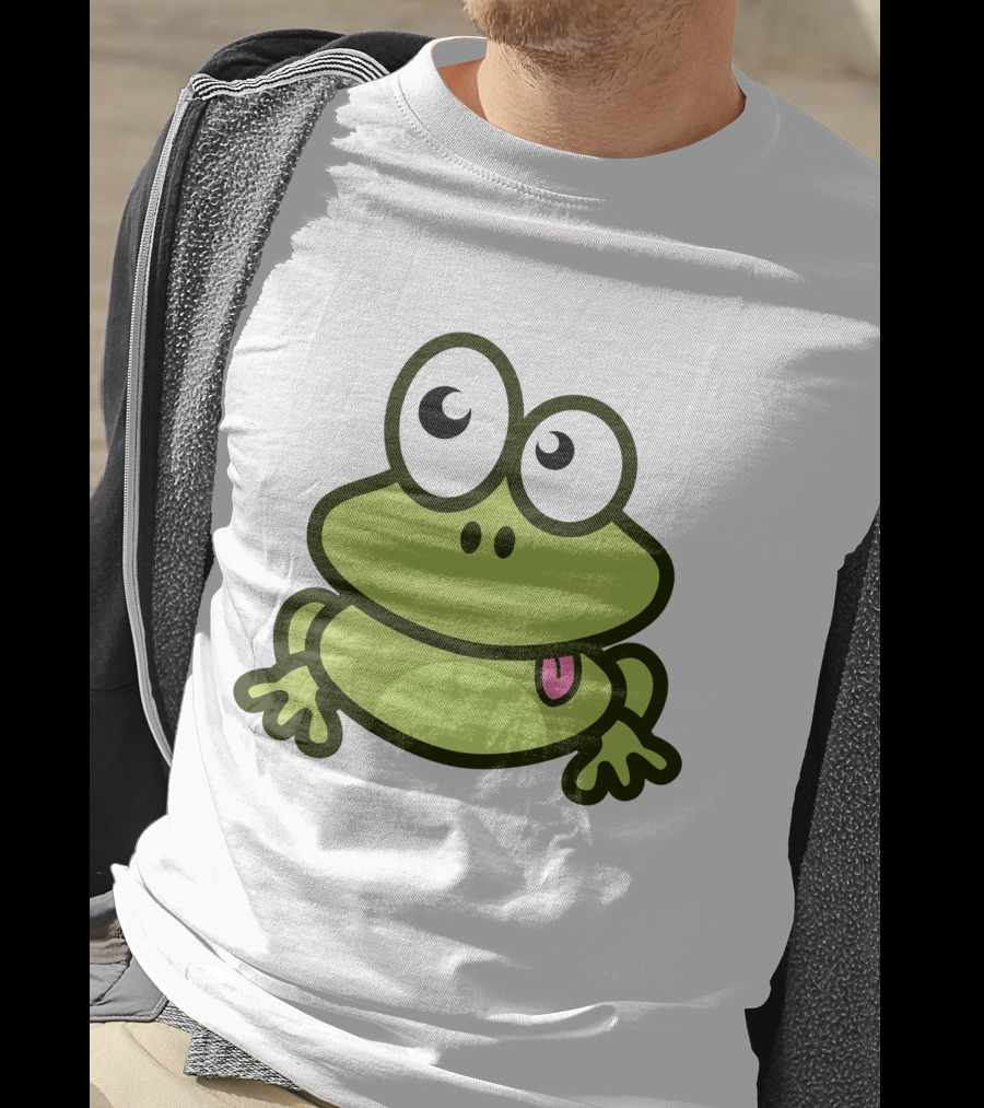 Cute Cartoon Frog Adorable Image T-Shirt