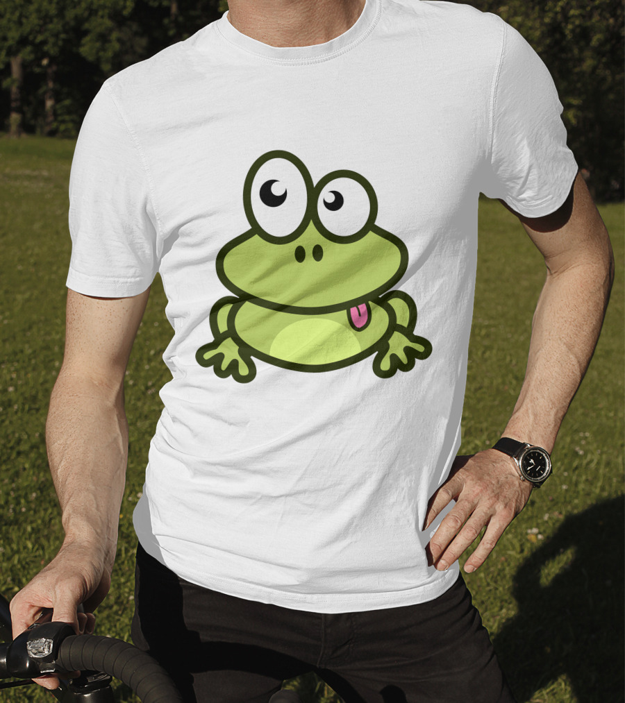 Cute Cartoon Frog Adorable Image T-Shirt