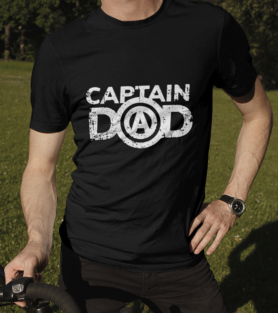Captain Dad Avengers Inspired T-Shirt