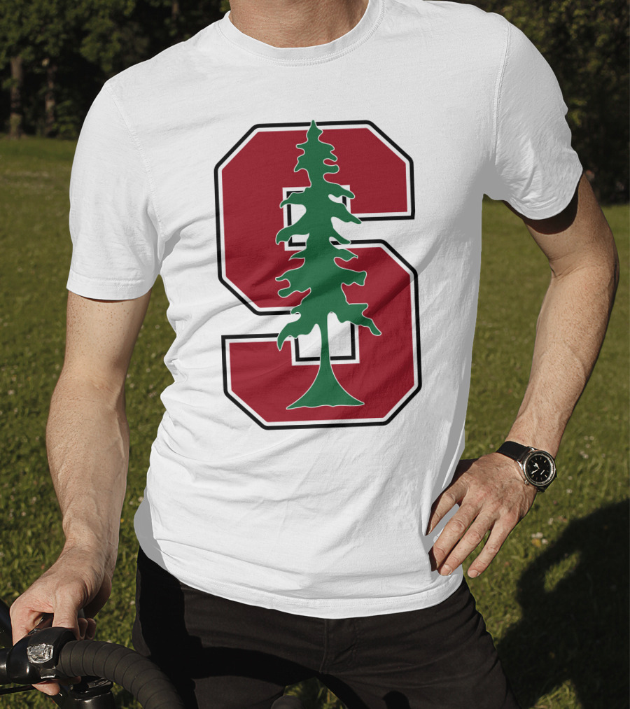 Stanford University Cardinal Logo With Tree T-Shirt