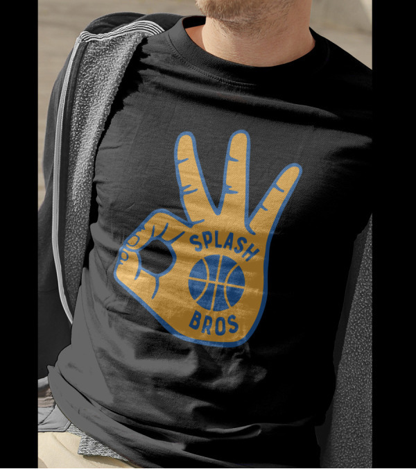 Splash Bros Basketball Foam Finger Logo 3 T-Shirt