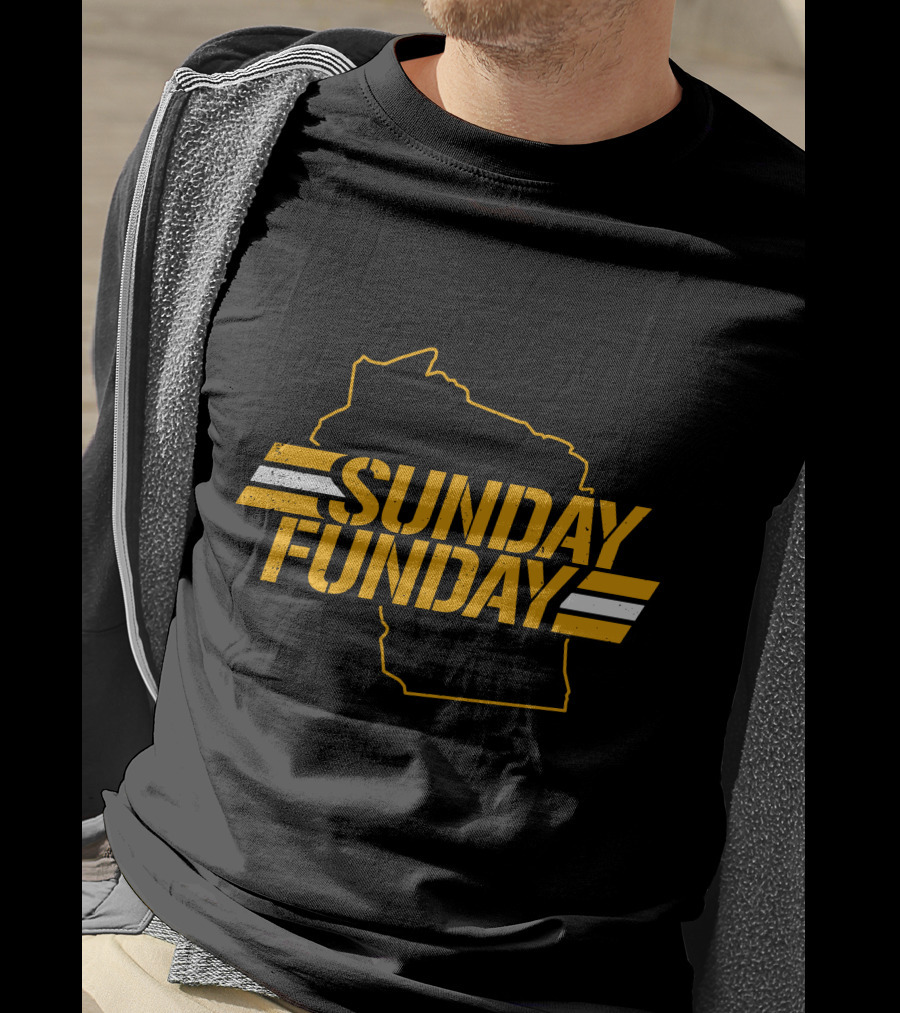 Sunday Funday Wisconsin Green Bay Packers T-Shirt