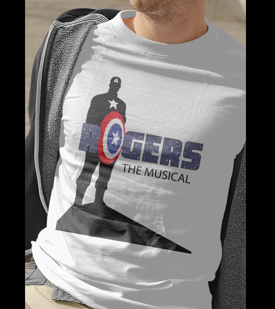 Rogers The Musical Captain America Shield T-Shirt
