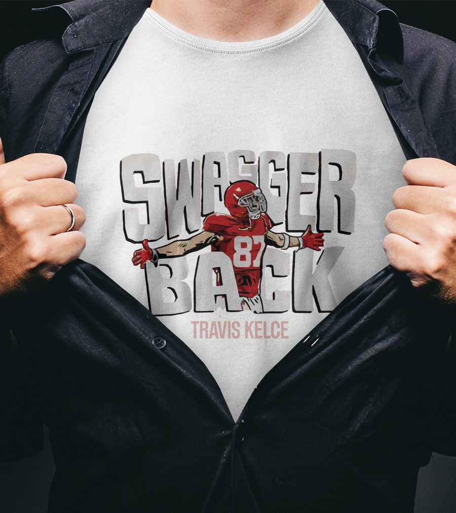 Swagger Back Travis Kelce Football T-Shirt