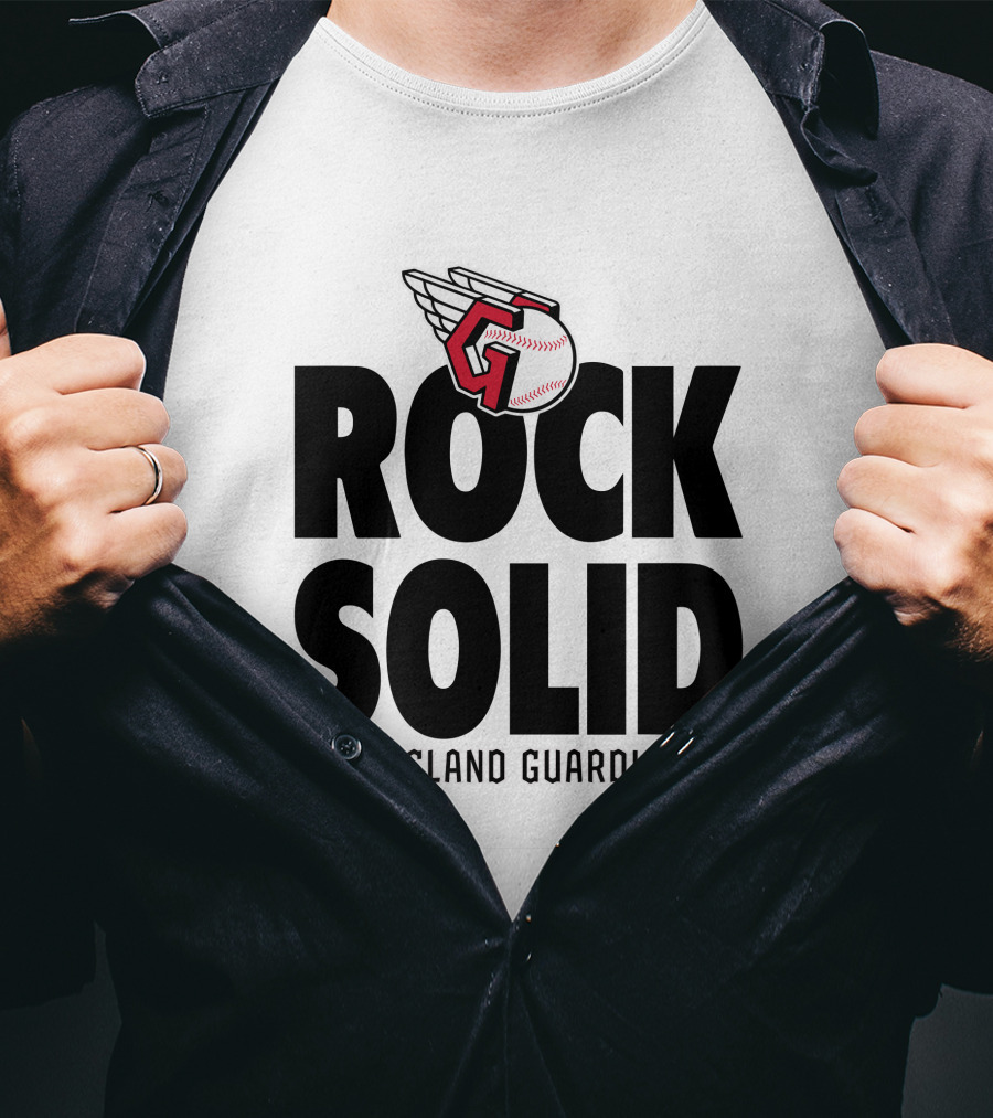 Cleveland Guardians Rock Solid Baseball Winged T-Shirt