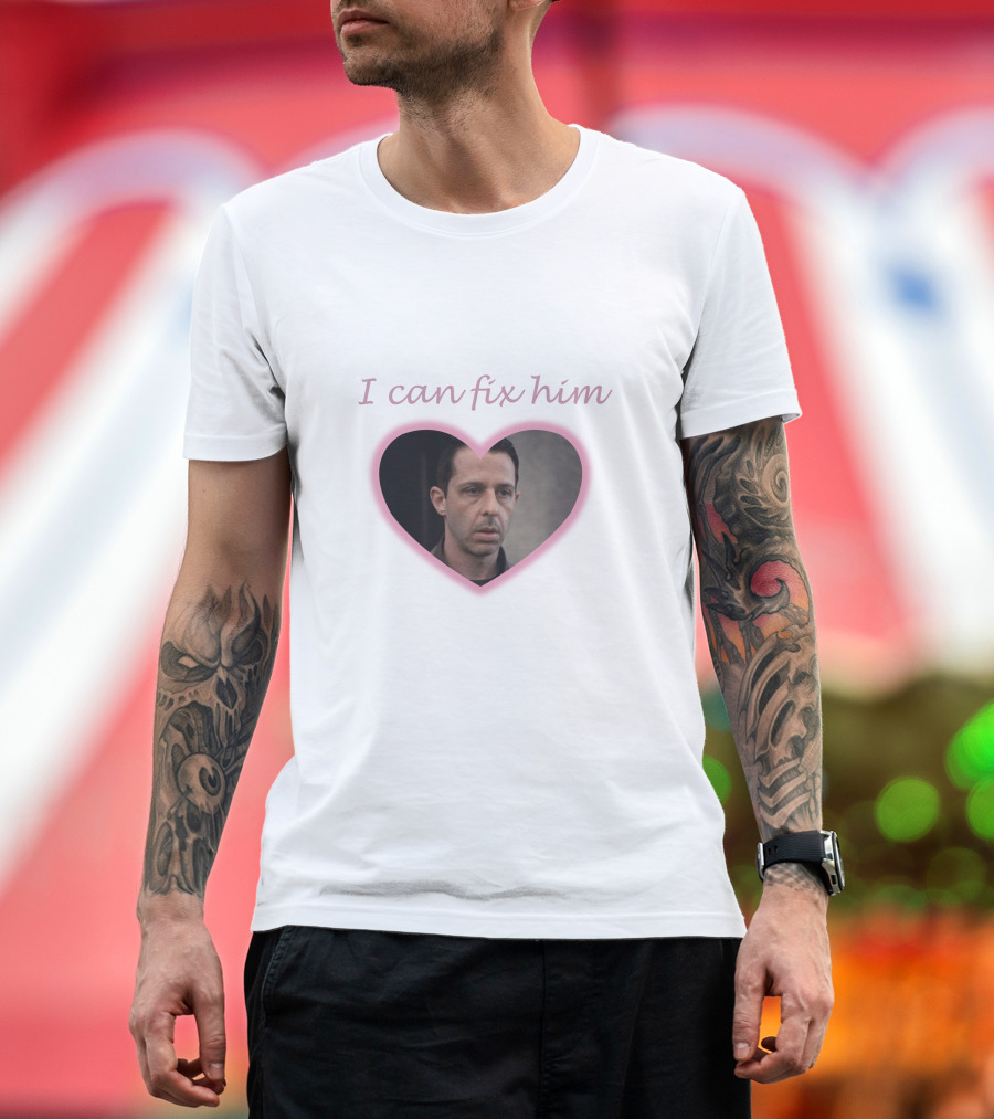 I Can Fix Him Heart Image T-Shirt