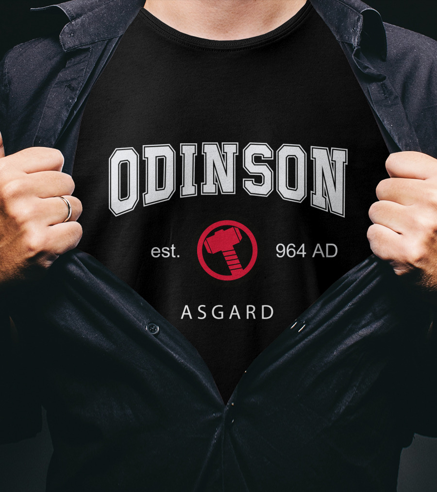 Odinson Asgard Est 964 AD Mjolnir T-Shirt