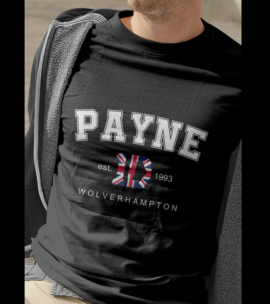 Payne Est 1993 1D Wolverhampton Union Jack T-Shirt