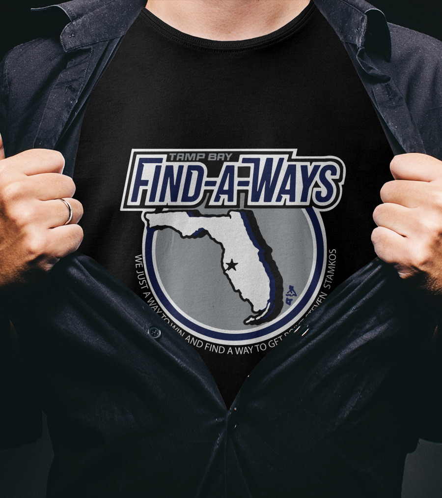 Tampa Bay Find-A-Ways We Just A Way To Win And Find A Way To Get Point Steven Stamkos T-Shirt