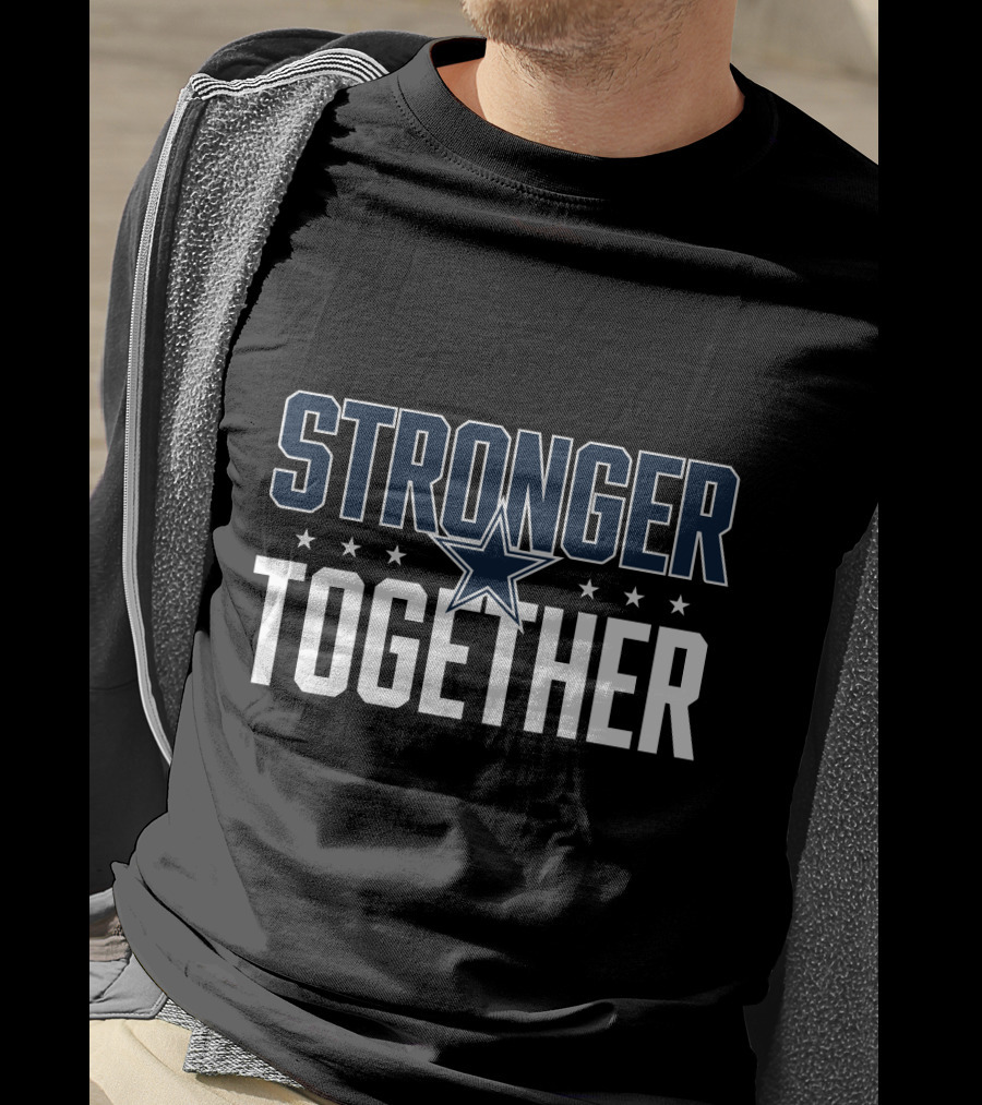 Dallas Cowboys Stronger Together Star Unity T-Shirt
