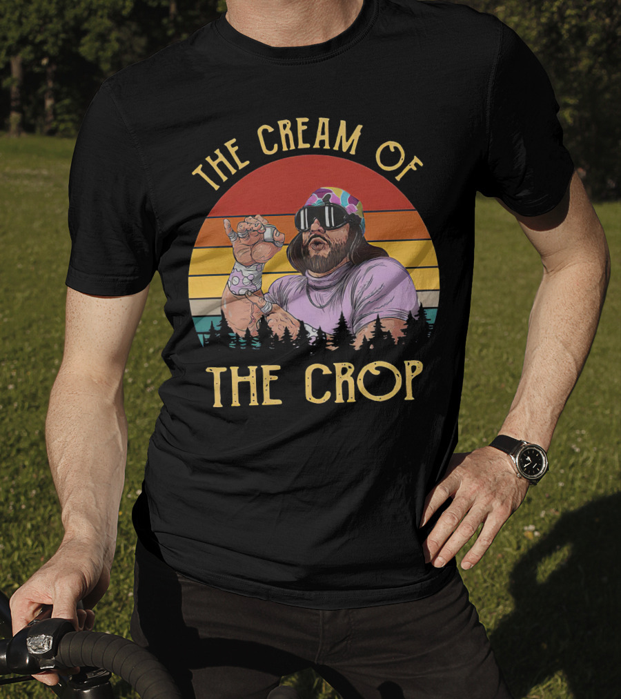 The Cream Of The Crop Retro Wrestler T-Shirt