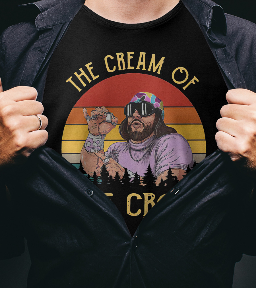 The Cream Of The Crop Retro Wrestler T-Shirt