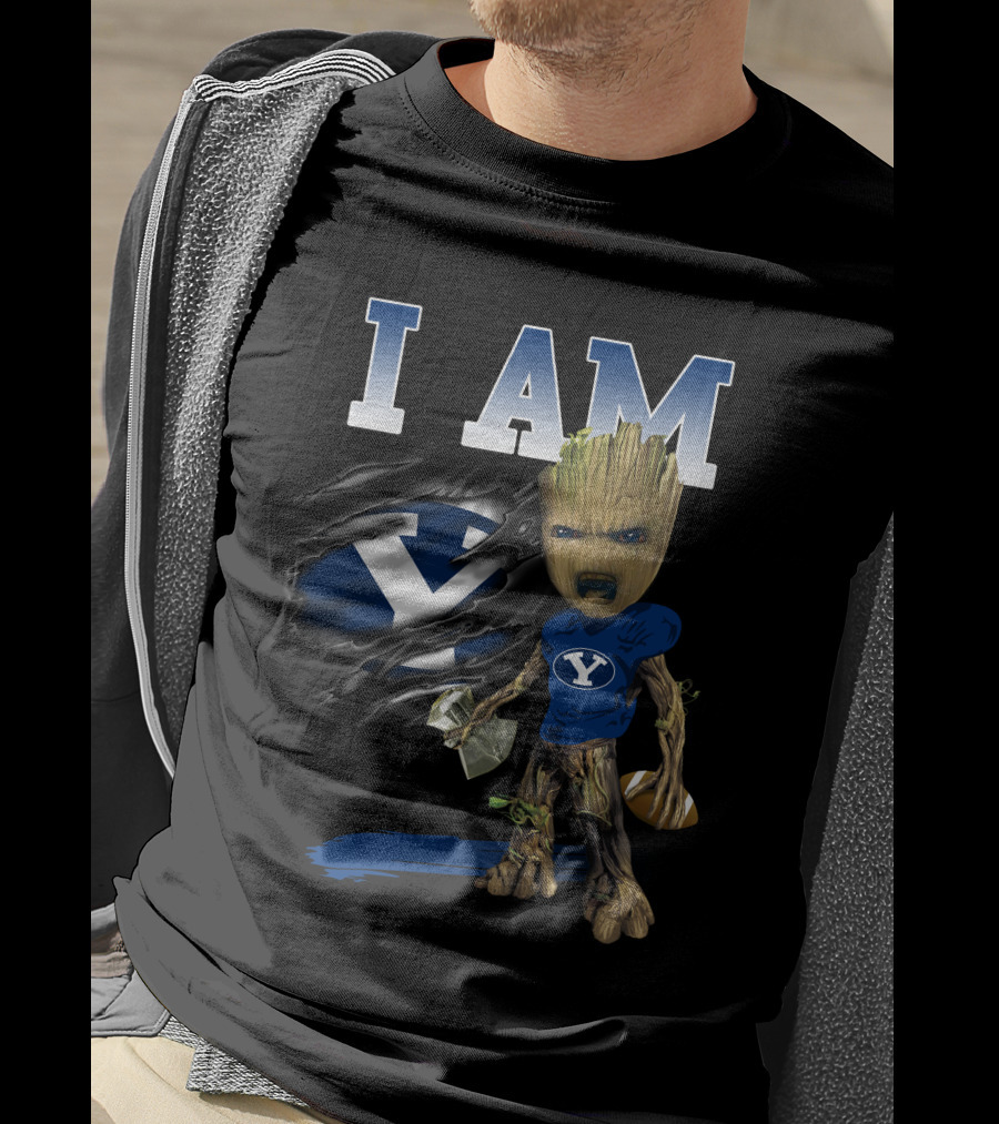 I Am Groot Byu Cougars Football T-Shirt