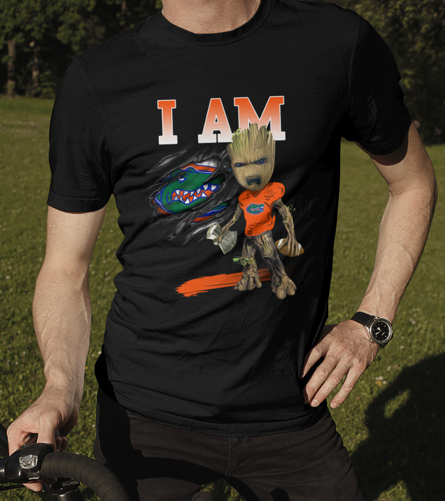 I Am Groot Florida Gators Football T-Shirt