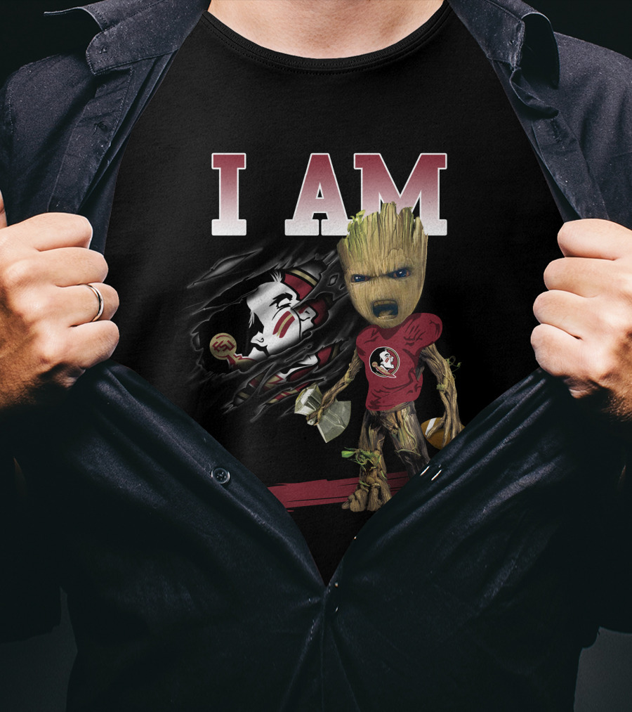 I Am Groot Florida State Seminoles Football T-Shirt