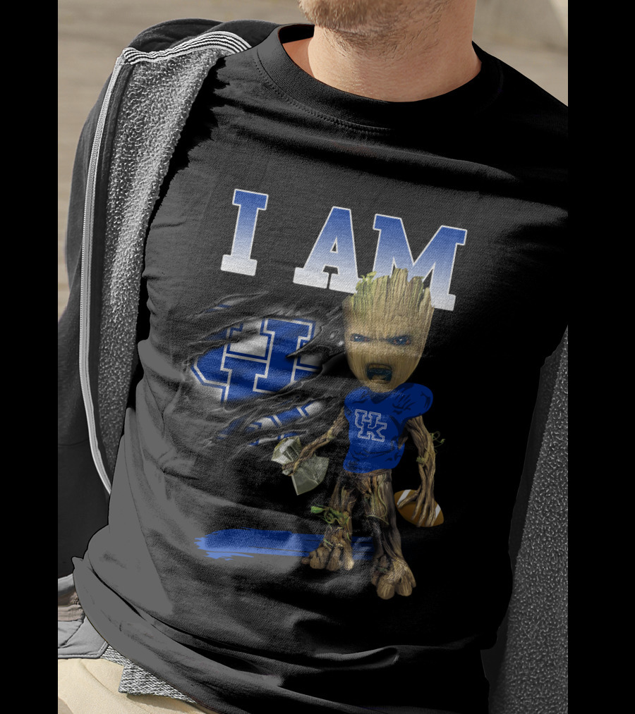 I Am Uk Groot Kentucky Wildcats Football T-Shirt